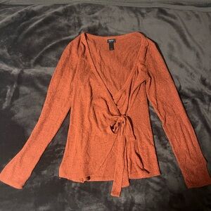 Daytrip Women's Rust Orange Cardigan